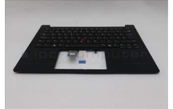 Lenovo 5M11S53823 C-Cover with keyboard, UK English, Black, Backlight, UK