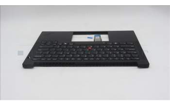 Lenovo 5M11S53827 C-Cover with keyboard, US English Euro, Black, Backlight, US