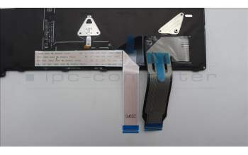 Lenovo 5M11T54162 Keyboard Internal, Nordic, Black, Backlight, w/Numpad, UK