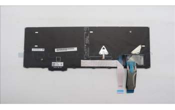 Lenovo 5M11T54199 Keyboard Internal, Ukraine, Black, Backlight, w/Numpad, US