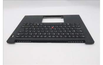 Lenovo 5M11T54275 C-Cover with keyboard, Icelandic, Black, Backlight, UK