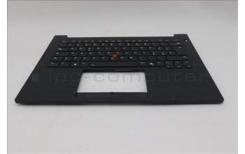 Lenovo 5M11T54279 C-Cover with keyboard, Italian, Black, Backlight, UK