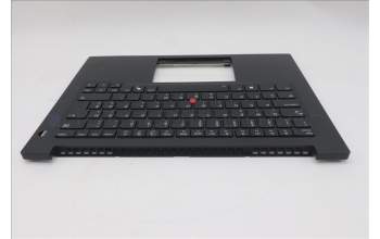 Lenovo 5M11T54311 C-Cover with keyboard, Slovenian, Black, Backlight, UK