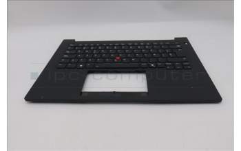 Lenovo 5M11T54315 C-Cover with keyboard, Spanish, Black, Backlight, UK