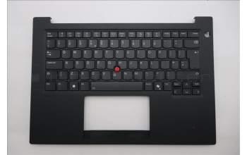 Lenovo 5M11T54343 C-Cover with keyboard, UK English, Black, Backlight, UK