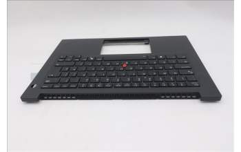 Lenovo 5M11T55226 C-Cover with keyboard, UK English, Black, Backlight, Smart Card Reader, UK