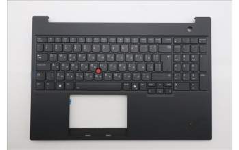 Lenovo 5M11T55247 C-Cover with keyboard, Bulgarian, Black, Backlight, Number Pad, UK