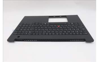 Lenovo 5M11T55247 C-Cover with keyboard, Bulgarian, Black, Backlight, Number Pad, UK