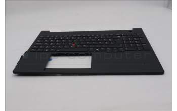 Lenovo 5M11T55262 C-Cover with keyboard, Estonian, Black, Backlight, Number Pad, UK