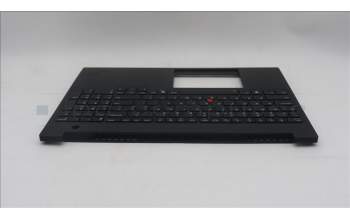Lenovo 5M11T55267 C-Cover with keyboard, US English Euro, Black, Backlight, Number Pad, US