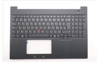 Lenovo 5M11T55352 C-Cover with keyboard, Belgian, Black, Backlight, WWAN, Number Pad, UK