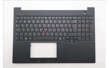 Lenovo 5M11T55367 C-Cover with keyboard, Danish, Black, Backlight, WWAN, Number Pad, UK
