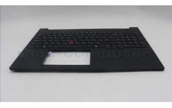 Lenovo 5M11T58555 C-Cover with keyboard, Ukraine, Black, WWAN, Number Pad, US