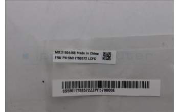 Lenovo 5M11T58572 MECH_ASM ILL POWER_BTN W FPR BK