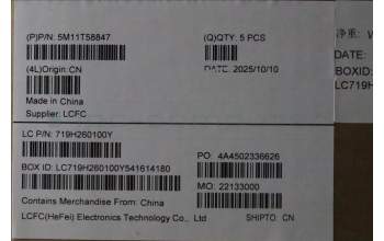 Lenovo 5M11T58847 MECH_ASM BKLT KB NP BK JPN LTN