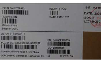 Lenovo 5M11T58873 MECH_ASM BKLT KB NP BK SWE/FIN PMX