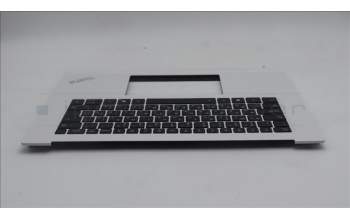 Lenovo 5M11T58909 C-Cover with keyboard, Bulgarian, White, FingerPrint, UK