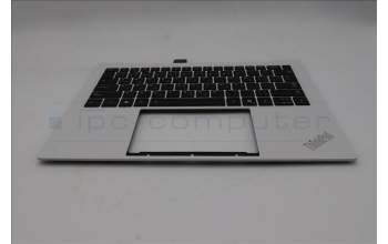 Lenovo 5M11U03792 C-Cover with keyboard, Arabic, Black/White, FingerPrint, WLAN, US