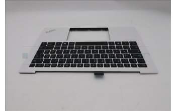 Lenovo 5M11U03802 C-Cover with keyboard, German, Black/White, FingerPrint, WLAN, UK