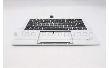 Lenovo 5M11U03817 C-Cover with keyboard, Spanish, Black/White, FingerPrint, WLAN, UK