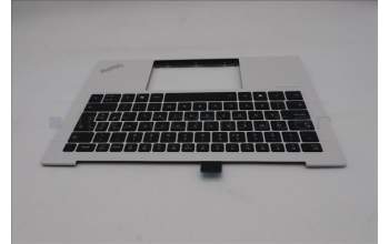 Lenovo 5M11U03824 C-Cover with keyboard, UK English, Black/White, FingerPrint, WLAN, UK