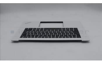 Lenovo 5M11U08086 C-Cover with keyboard, UK English, White, FingerPrint, UK