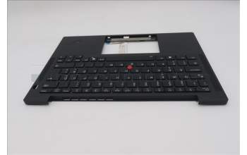 Lenovo 5M11U12123 C-Cover with keyboard, Estonian, Black, Backlight, NFC, UK