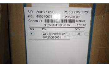 Lenovo 5M20G85651 ODD Dummy W Flex2-15 White