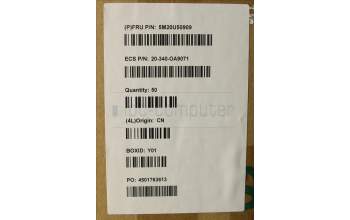 Lenovo 5M20U50909 R/IO Shielding Assy,T7ADL,ECS