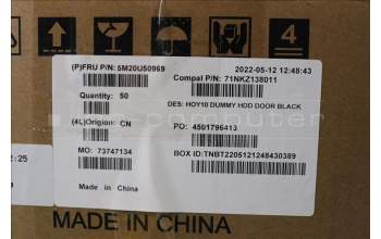 Lenovo 5M20U50969 Cvr Non EOU,Dmy HDD,BLK,AION3