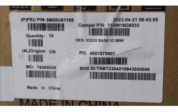 Lenovo 5M20U51105 Yoga9_BASE_IO_BRK_ASSY