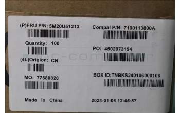 Lenovo 5M20U51213 SYS Cover, Front CAP, L, Eclipse Black