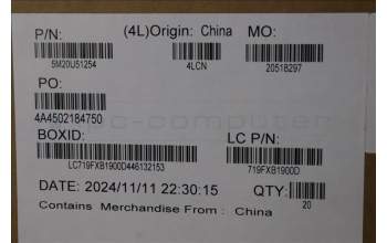 Lenovo 5M20U51254 T7100_USB_EMI_SHIELDING_F