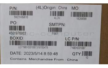 Lenovo 5M21H89616 KX3D1_C_COVER_CABLE_HOLDER_R