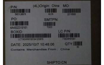 Lenovo 5M21L98678 MP6C0_SIM_TRAY_SUB_ASSY