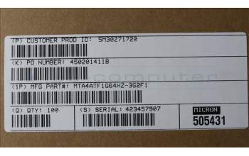 Lenovo 5M30Z71720 Arbeitsspeicher SODIMM,8GB,DDR4,3200,Micron