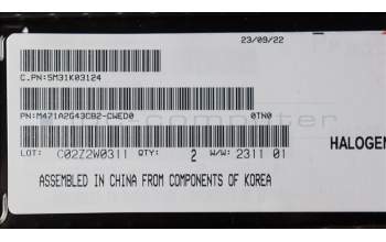 Lenovo 5M31K03124 Arbeitsspeicher SODIMM,16GB,DDR4,3200,Samsung