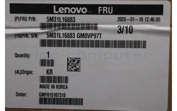 Lenovo 5M31L16883 Arbeitsspeicher RDIMM,16GB,DDR5,5600-B,SK Hynix