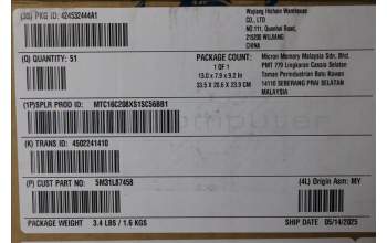 Lenovo 5M31L87458 Arbeitsspeicher SODIMM,48GB,DDR5,5600,Micron