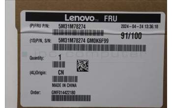 Lenovo 5M31M78274 Arbeitsspeicher SODIMM,12GB,DDR5,4800,Ramaxel