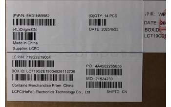 Lenovo 5M31N59982 Arbeitsspeicher UDIMM,16GB,DDR5,5600,Samsung