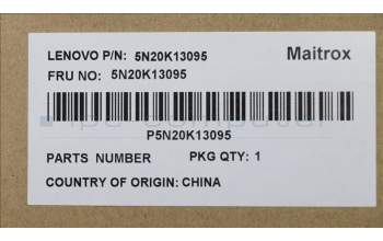 Lenovo 5N20K13095 NB_KYB Nod-T6G1-JME-LightSilverF-KB