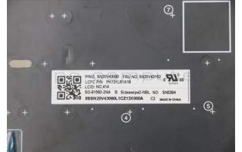 Lenovo 5N20V43162 NB_KYB CMSK-CS20,BK-NBL,LTN,NOR