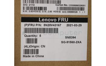 Lenovo 5N20V43167 NB_KYB CMSK-CS20,BK-NBL,LTN,SWS