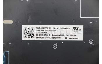 Lenovo 5N20V43173 NB_KYB CMSK-CS20,BK-NBL,LTN,TC