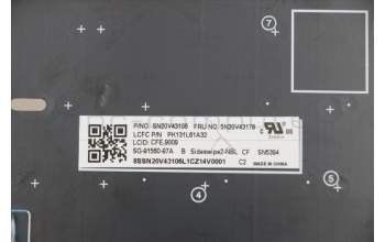 Lenovo 5N20V43178 NB_KYB CMSK-CS20,BK-NBL,LTN,FRA/ENG