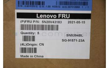 Lenovo 5N20V43183 NB_KYB CMSK-CS20,BK-BL,LTN,058 FRA
