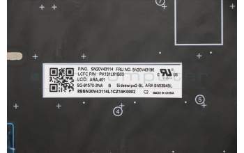 Lenovo 5N20V43186 NB_KYB CMSK-CS20,BK-BL,LTN,ARA