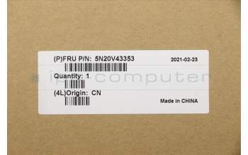 Lenovo 5N20V43353 NB_KYB CMSK-CS20,BK-BL,PMX,EURO ENG