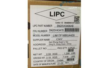 Lenovo 5N20V43478 NB_KYB CMSK-CS20,SV-BL,CHY,BEL